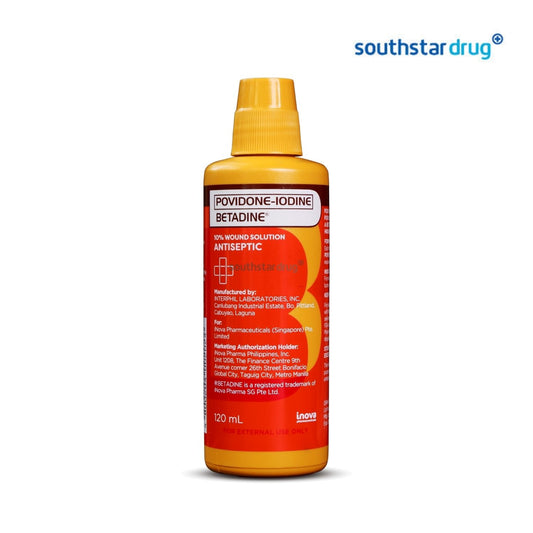 Betadine 10% Wound Solution 120ml