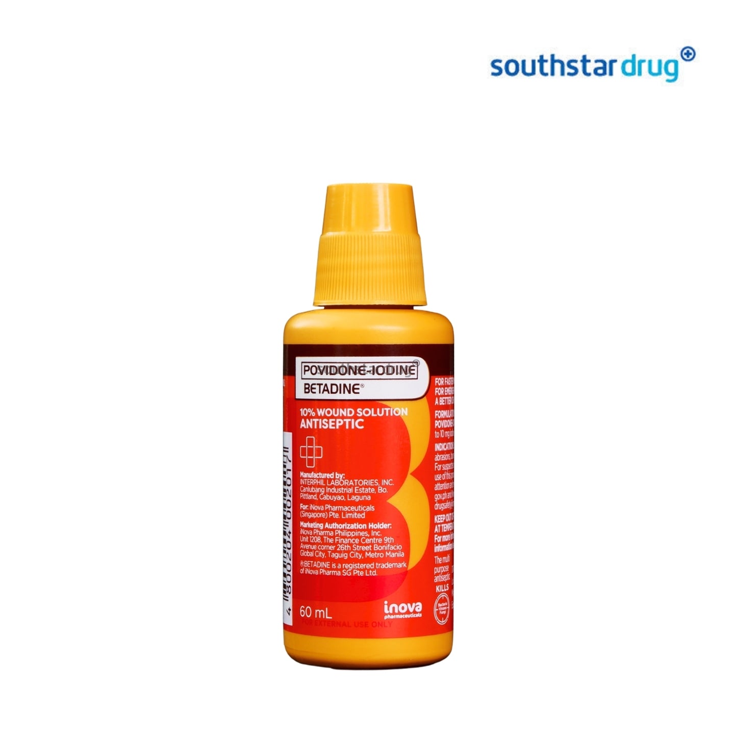 Betadine 10% Wound Solution 60ml