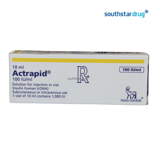 Rx: Actrapid Hm 10ml Vial