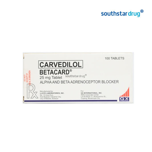 Rx: Betacard 25mg Tablet
