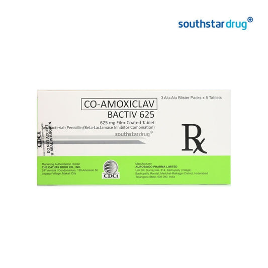 Rx: Bactiv 625mg Tablet