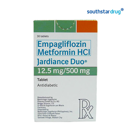 Rx: Jardiance Duo 12.5mg / 500mg Tablet