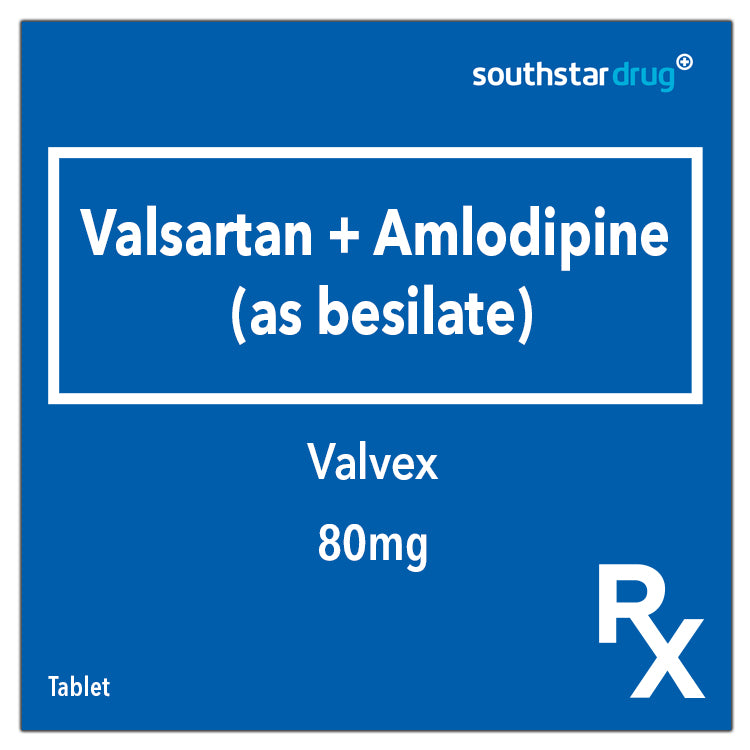 Rx: Valvex 80mg Tablet