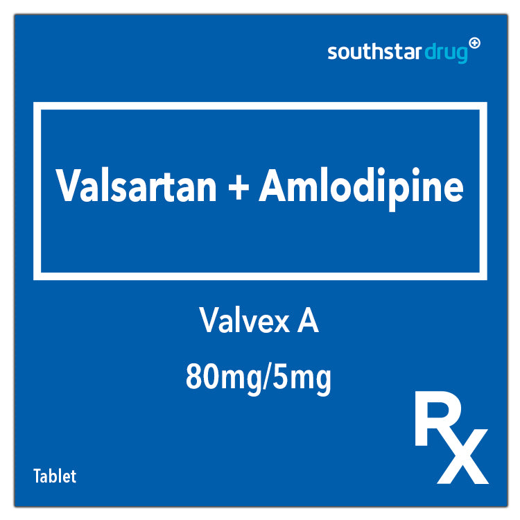 Rx: Valvex 80mg/5mg Tablet