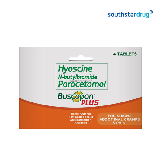 Buscopan Plus 10mg/500mg Tablet (4pcs)