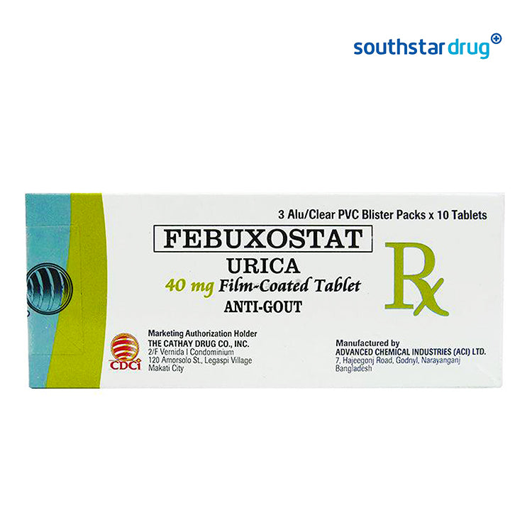 Rx: Urica 40mg Tablet