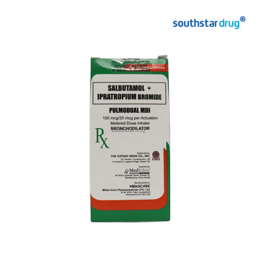 Rx: Pulmodual 100mcg / 20mcg Metered Dose Inhaler