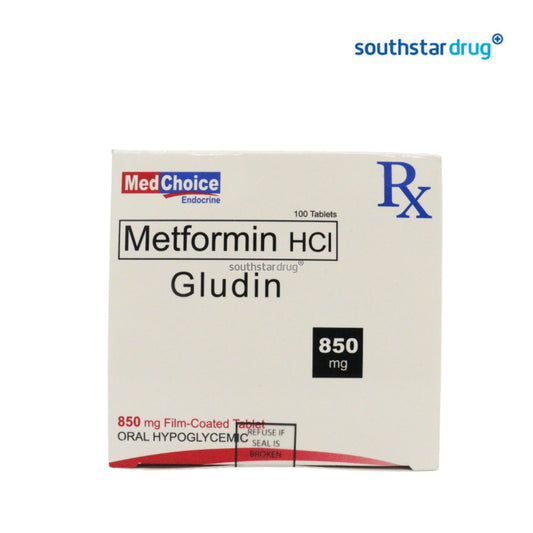 Rx: Gludin 850mg Tablet