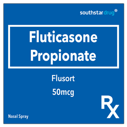 Rx: Flusort Nasal Spray 50mcg/Actuation
