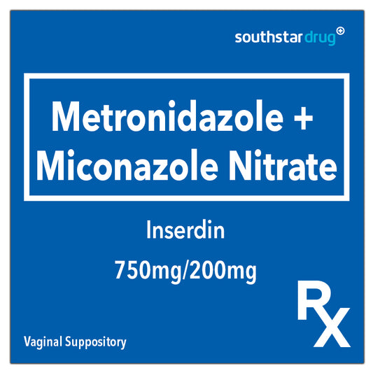 Rx: Inserdin 750mg/200mg Vag Suppository