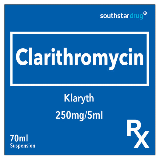 Rx: Klaryth 250mg/5ml Suspension 70ml