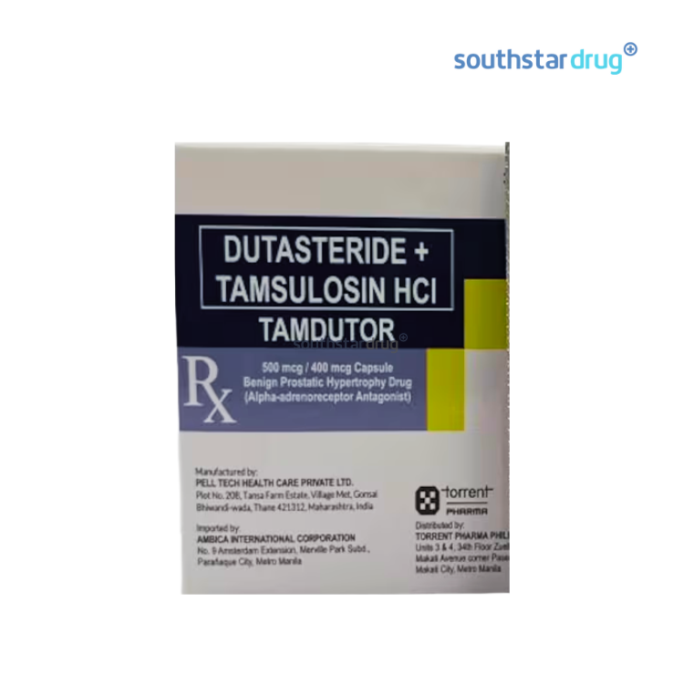 Rx: Tamdutor 500mcg/400mcg Capsule