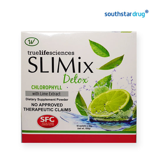 Slimix Detox Lime Extract Sachet 10g (10 Sachets) – Detox Supplement, Antioxidant Support