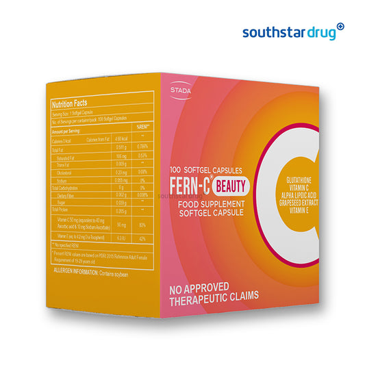 Fern-C Beauty Glutathione Softgel Capsule - 15s