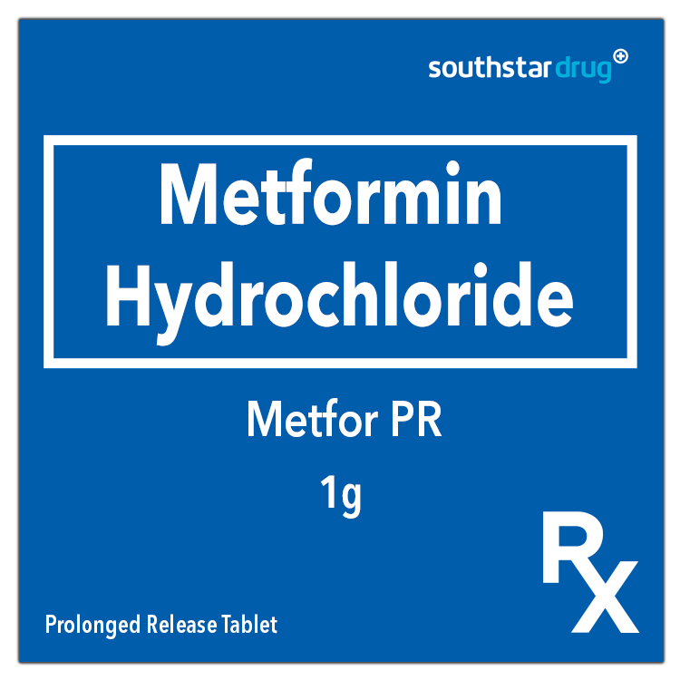 Rx: Metfor PR 1g Prolonged Release Tablet