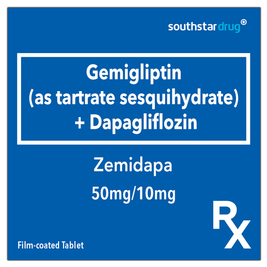 Rx: Zemidapa 50mg/10mg Film‑coated Tablet