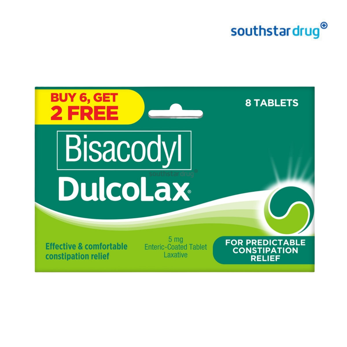 Dulcolax Tablet 5mg 6+2 Tablets