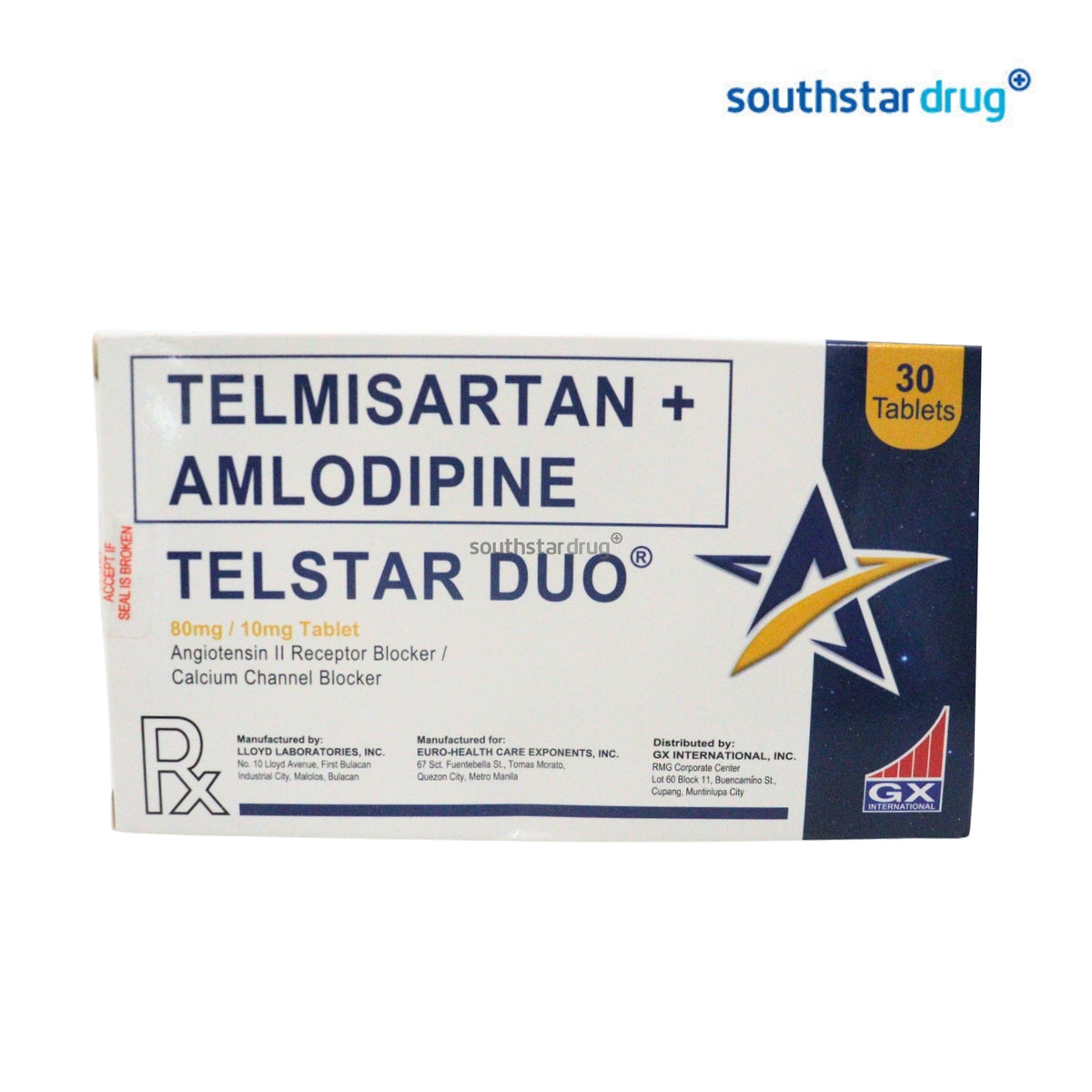 Rx: Telstar Duo Tablet 80mg/10mg 1pc