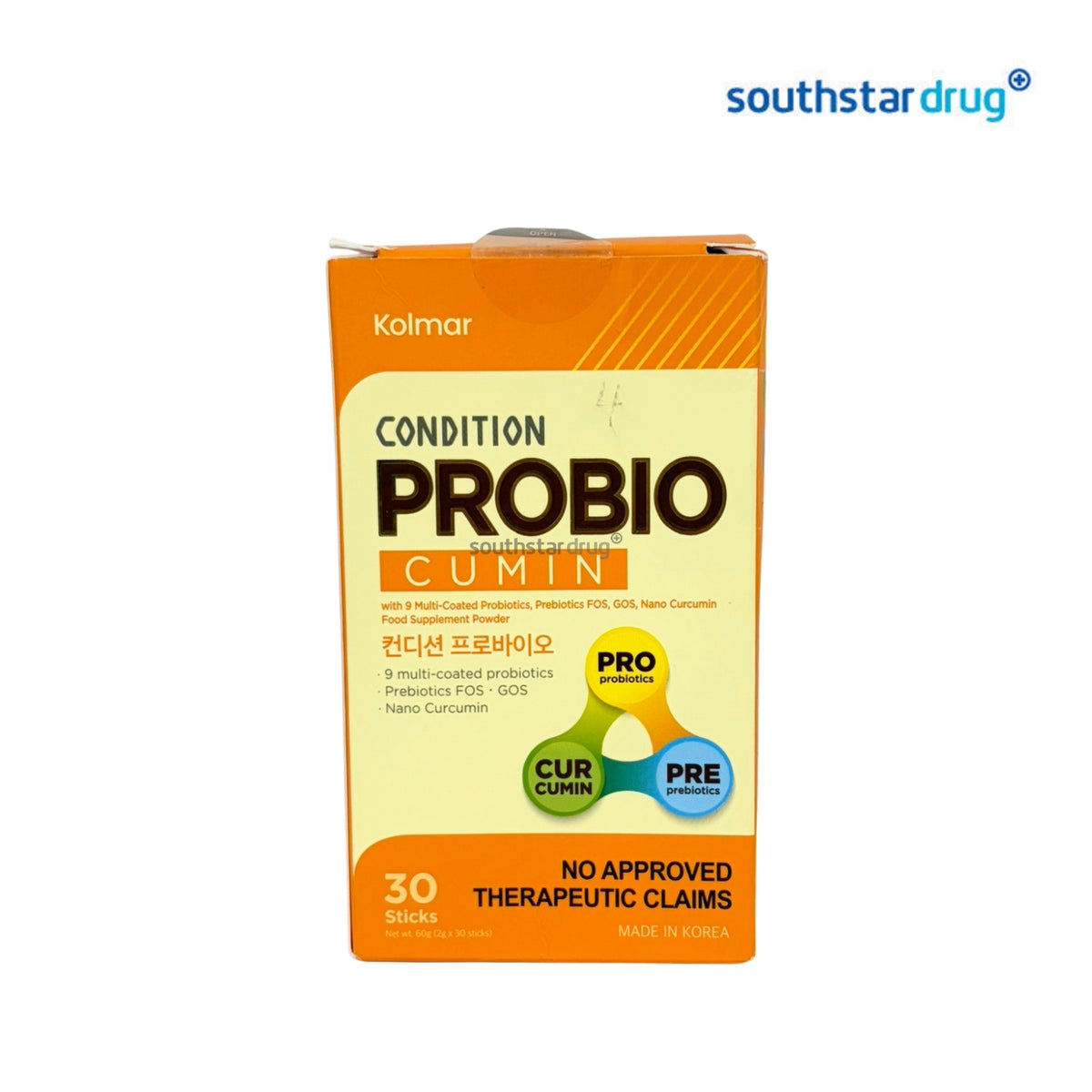 Condition Probio Cumin Prebiotic & Probiotic Powder 30 Sticks – Gut and Digestive Wellness Support