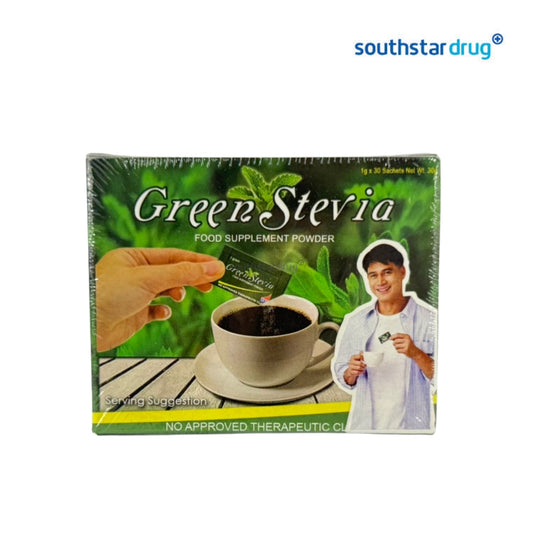 Green Stevia Powder Food Supplement 1g (30 Sachets)