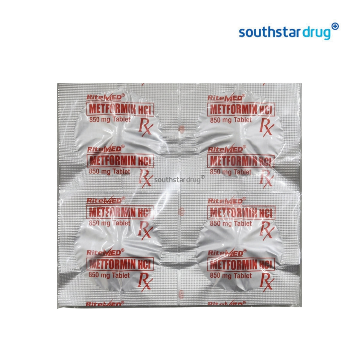 Rx: RiteMed Metformin 850mg Tablet