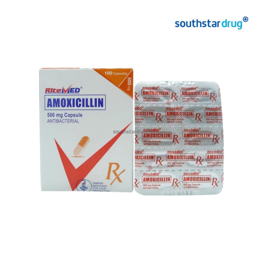 Rx: RiteMed Amoxicillin 500mg Capsule