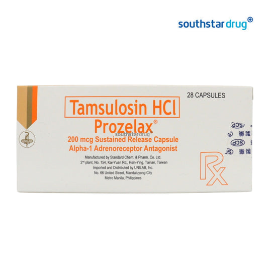 Rx: Prozelax 200mcg Capsule