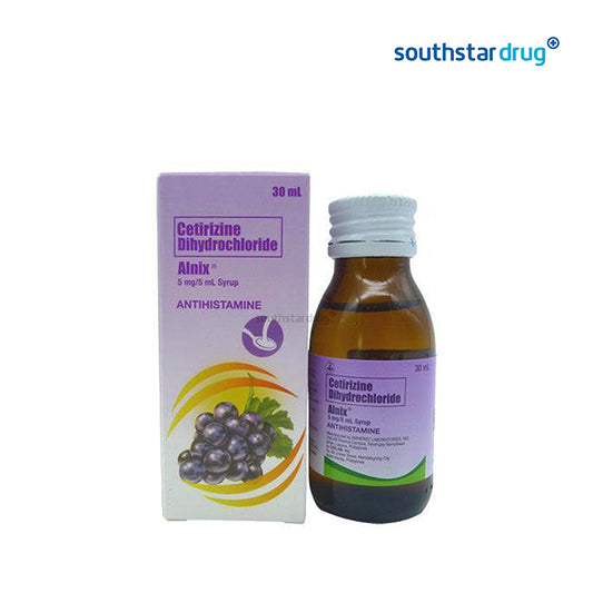 Alnix Syrup Grapes 5mg/5ml 30ml