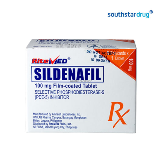 Rx: RiteMed Sildenafil 100mg Tablet