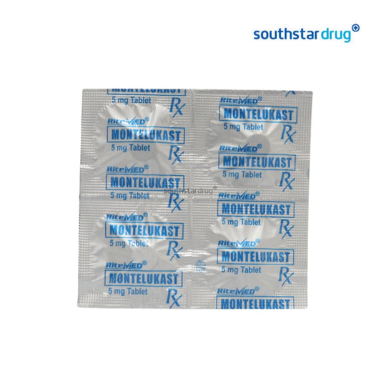 Rx: RiteMed Montelukast 5mg Tablet