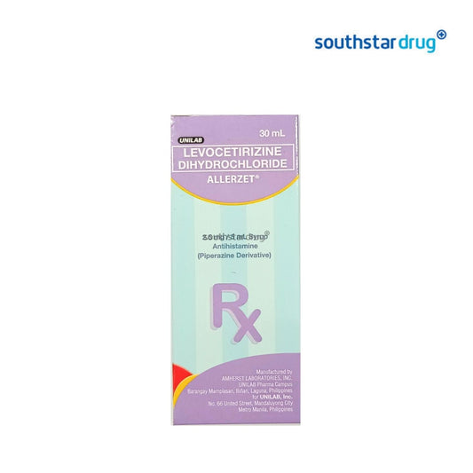 Rx: Allerzet 2.5mg 30ml Syrup