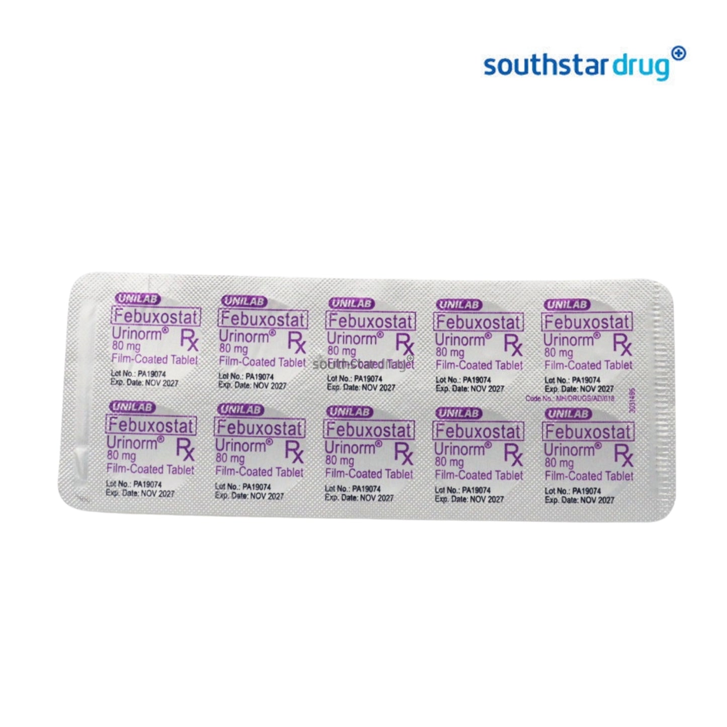 Rx: Urinorm 80mg Tablet