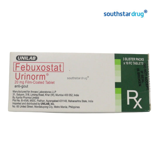 Rx: Urinorm 20mg Tablet