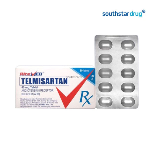 Rx: RiteMed Telmisartan 40mg Tablet