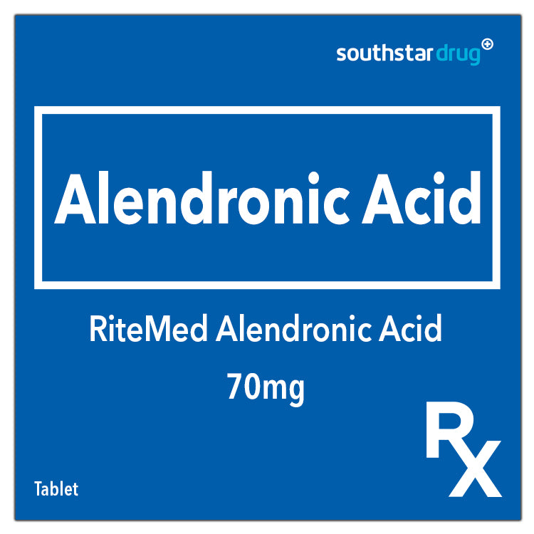 Rx: RiteMed Alendronic Acid Tablet 70mg