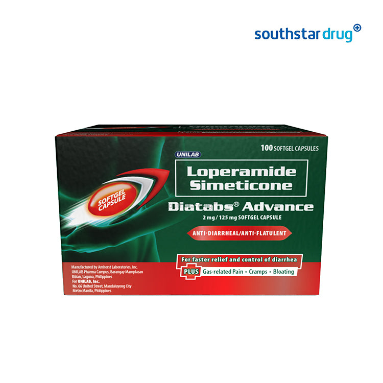 Diatabs Advance Softgel Capsule 2mg/125mg 8 capsules pack