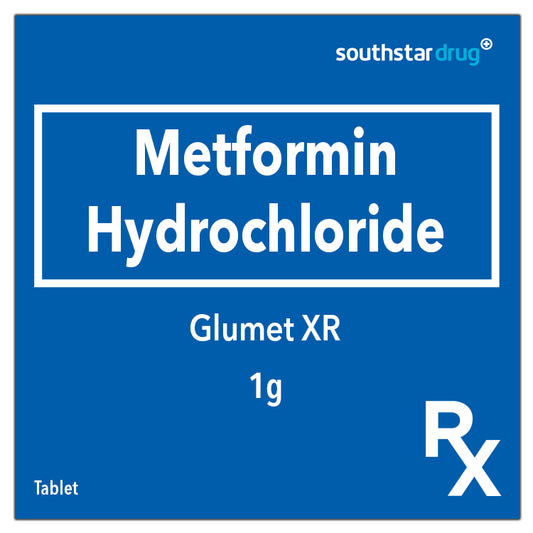 Rx: Glumet XR 1g Tablet