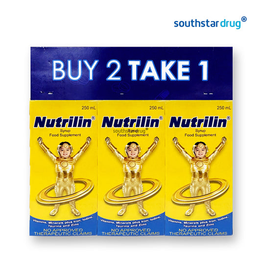 Nutrilin Syrup Orange 250ml Buy 2 Take 1