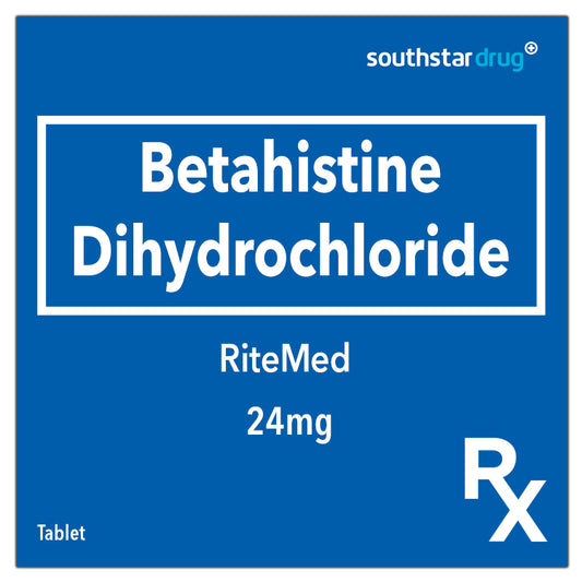 Rx: RiteMed Betahistine 24mg Tablet