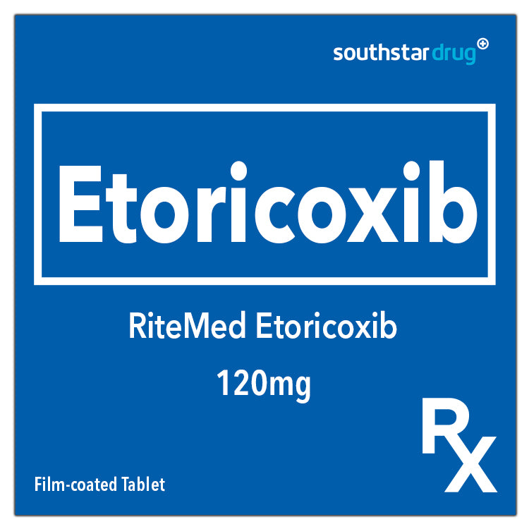 Rx: RiteMed Etoricoxib 120mg Film-coated Tablet