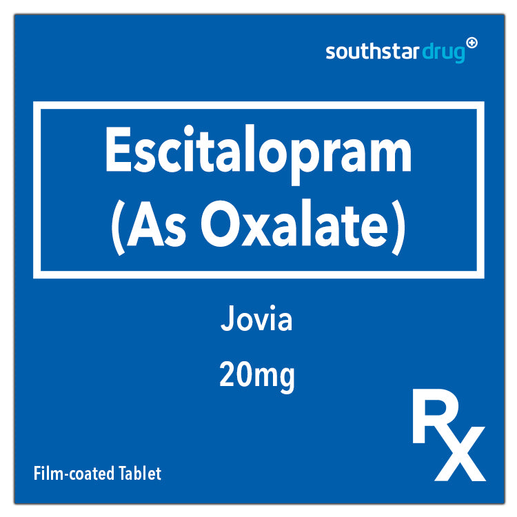 Rx: Jovia 20mg Film-coated Tablet