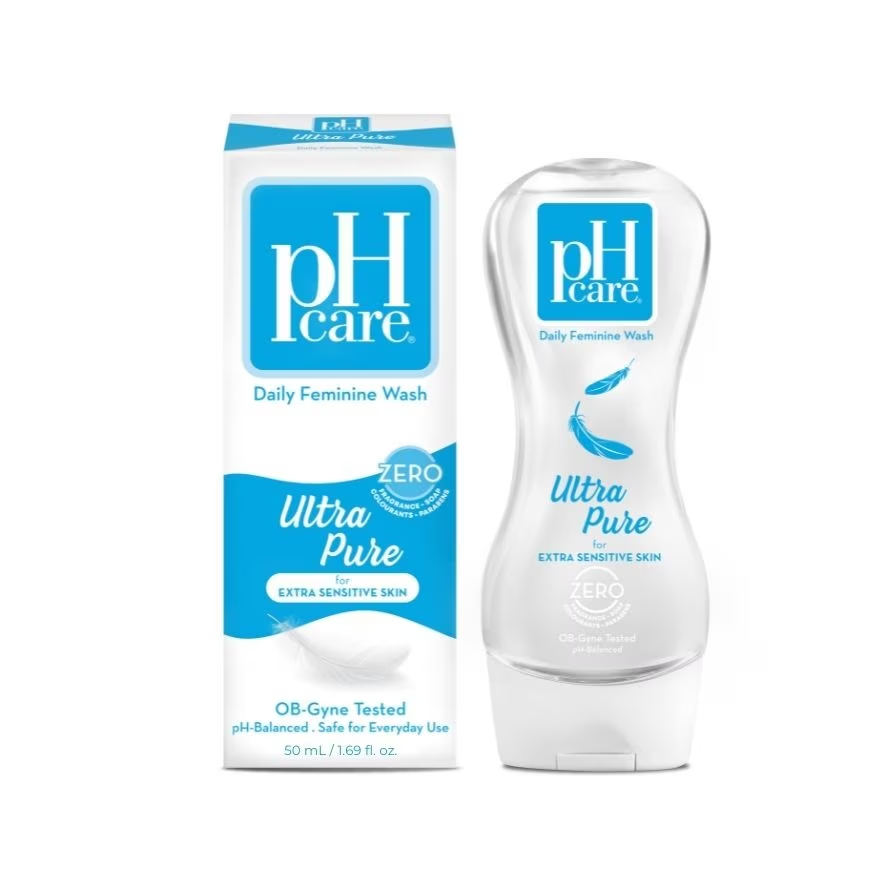 PH Care Femwash Ultra Pure Feminine Wash 50mL Bottle