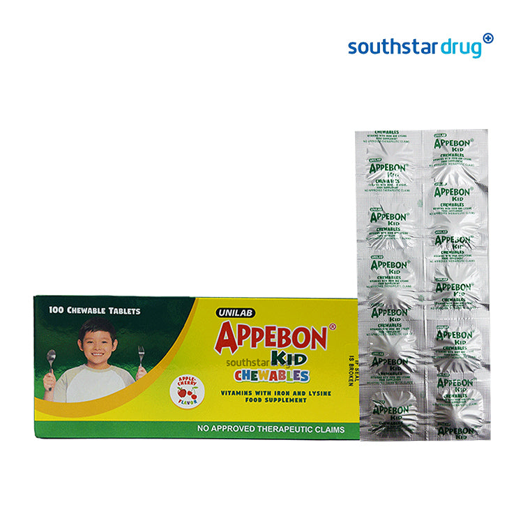 Appebon Kids Chewable Tablets Apple Cherry (10pcs)
