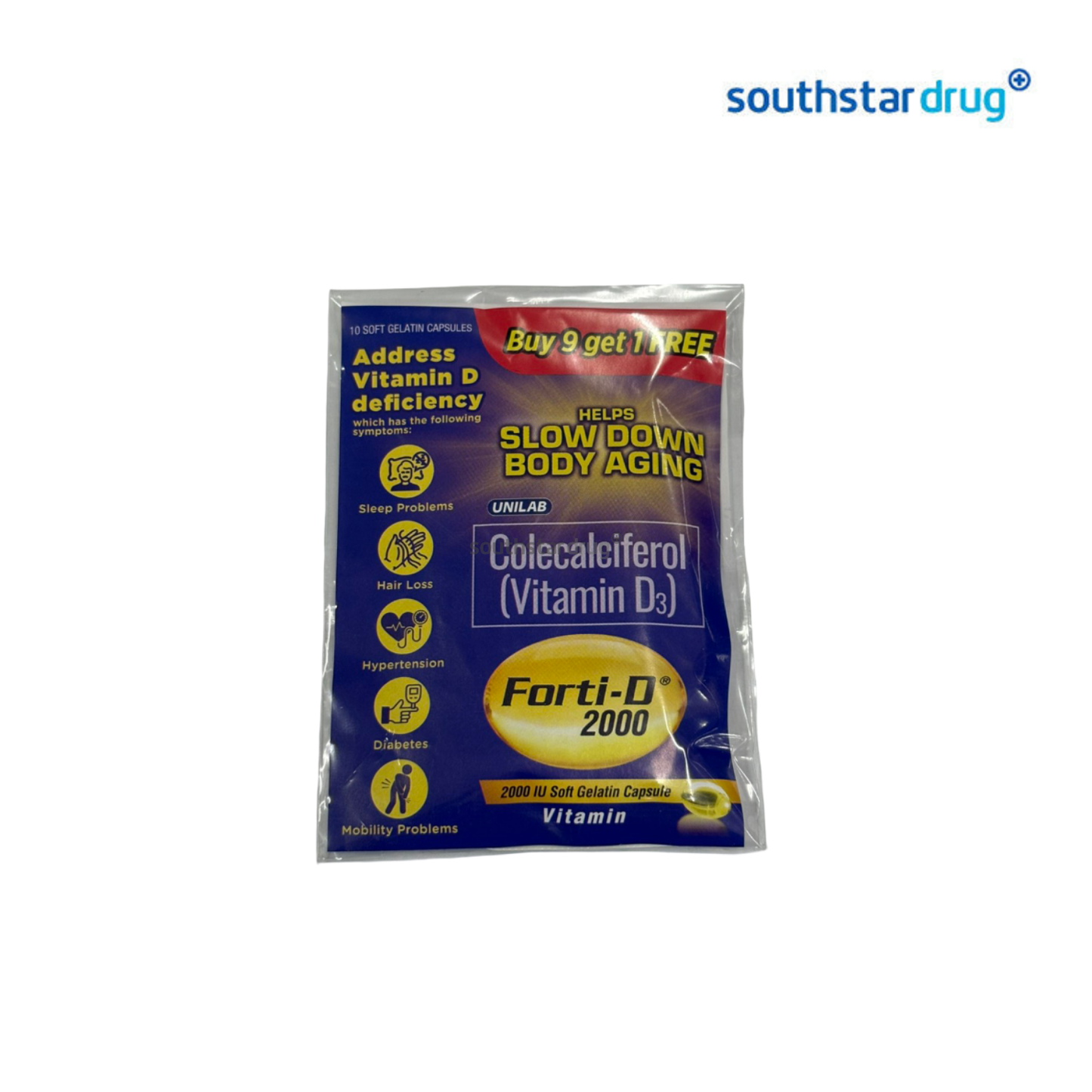 Forti‑D Softgel Capsules 2000 IU 9+1 Free