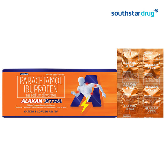 Alaxan Xtra Film-coated Tablet 325mg/200mg - 20s
