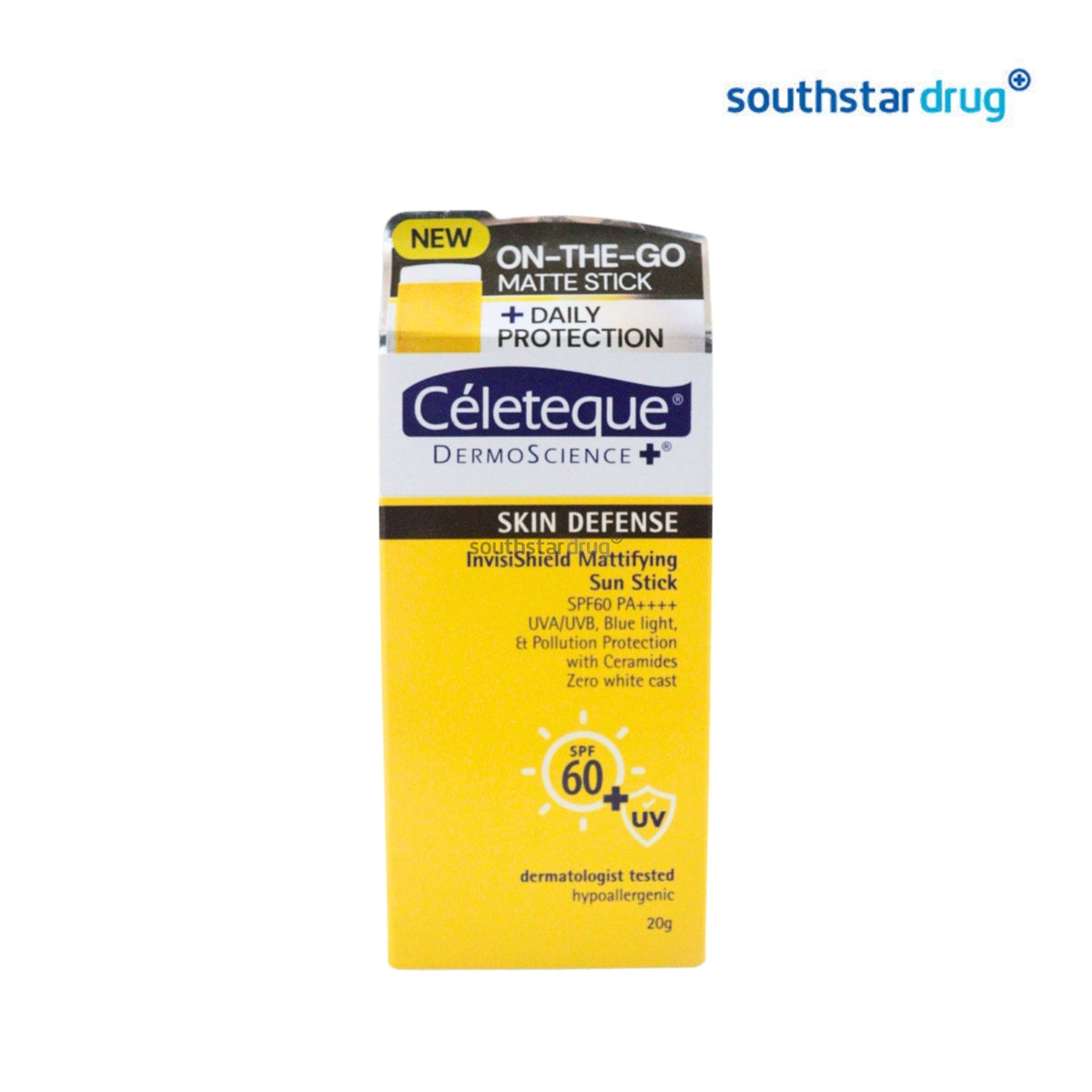 Celeteque Mattifying Sunscreen Stick SPF60 20g