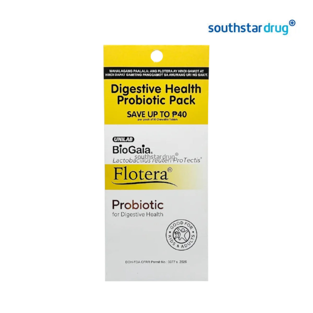 Flotera Probiotics (9+1 Chewable Tablets) Pack