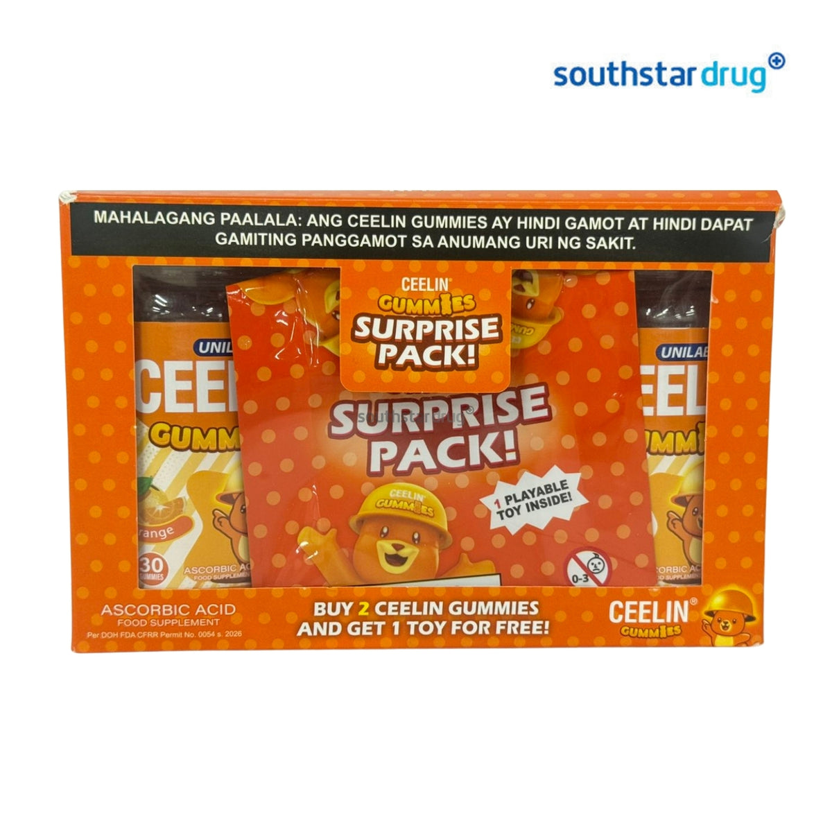 Ceelin Orange Gummies Surprise Pack 60s – Vitamin C and Immune Support