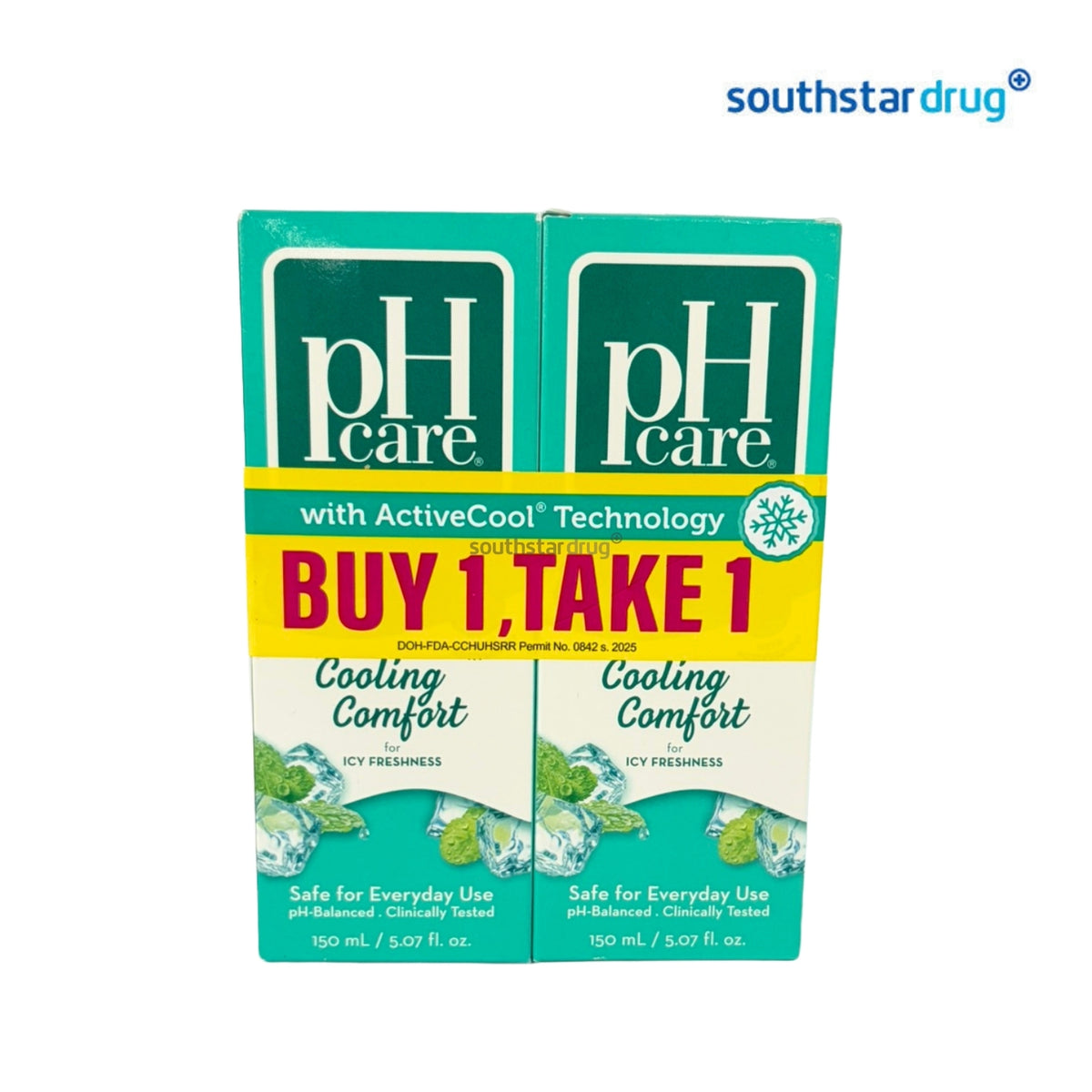 PH Care Cooling Comfort Feminine Wash 150ml 2s