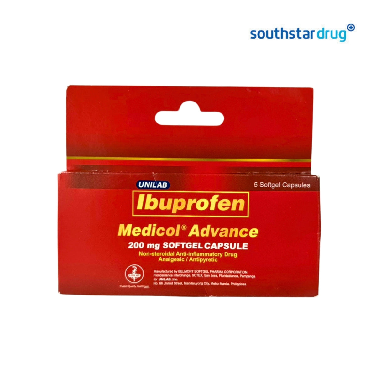 Medicol Advance Softgel Capsule 200mg 5s